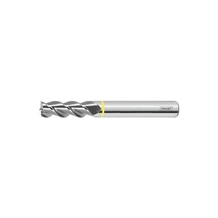 Holex Solid Carbide End Mill for Aluminum, Uncoated, 3 mm 202238 3